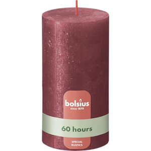 BOLSIUS Rustikale Säule Kerze - Rot - 13cm - Nicht tropfend - Duftfrei BOLSIUS Rustikale Säule Kerze - Rot - 13cm - Nicht tropfend - Duftfrei