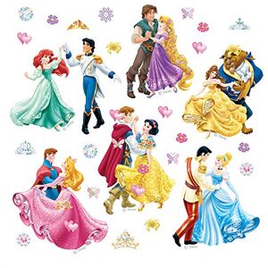 AG Design Disney Prinzessinnen Kinderzimmer Wand Sticker, PVC-Folie (Phtalate-Free), Mehrfarbig, 30 x 30 cm AG Design Disney Prinzessinnen Kinderzimmer Wand Sticker, PVC-Folie (Phtalate-Free), Mehrfarbig, 30 x 30 cm