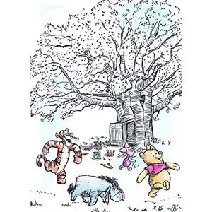 Komar Disney Wandbild von Winnie Pooh Playground Kinderzimmer, Babyzimmer, Dekoration, Kunstdruck Größe 50x70cm (Breite x Höhe) ohne Rahmen WB063-50x70, Bunt Komar Disney Wandbild von Winnie Pooh Playground Kinderzimmer, Babyzimmer, Dekoration, Kunstdruck Größe 50x70cm (Breite x Höhe) ohne Rahmen WB063-50x70, Bunt