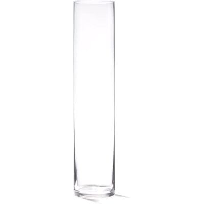 4E's Novelty Glasvase, zylinderförmig, ca. 40 cm hoch, ca. 9 cm Durchmesser, klar, Tafelaufsatz, Bodenvase, Blumen, Kerzenhalter, Hochzeitstischdekoration 4E's Novelty Glasvase, zylinderförmig, ca. 40 cm hoch, ca. 9 cm Durchmesser, klar, Tafelaufsatz, Bodenvase, Blumen, Kerzenhalter, Hochzeitstischdekoration