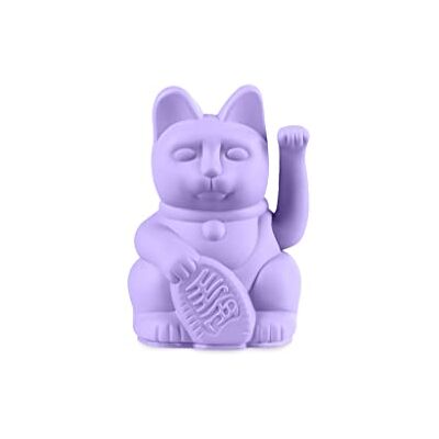 DONKEY Lucky Cat Mini Lilac Japanische Glücksbringer Winkekatze in Lila, Bedeutung Optimismus, 10 cm DONKEY Lucky Cat Mini Lilac Japanische Glücksbringer Winkekatze in Lila, Bedeutung Optimismus, 10 cm