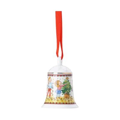 Hutschenreuther Porzellanglocke 2024-Weihnachtsleuchten 7 cm Hutschenreuther Porzellanglocke 2024-Weihnachtsleuchten 7 cm