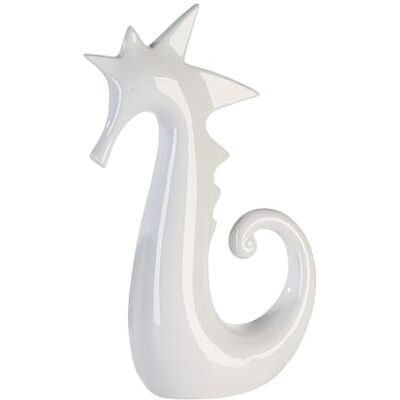 Casablanca modernes Design Casablanca Seepferdchen Figur Deko weiß modern – Seepferd Keramik Figuren für Baddekorationen – Seahorse Dekofigur weiß – Geschenk Bad Dekoration glänzende Oberfläche Höhe 38 cm Casablanca modernes Design Casablanca Seepferdchen Figur Deko weiß modern – Seepferd Keramik Figuren für Baddekorationen – Seahorse Dekofigur weiß – Geschenk Bad Dekoration glänzende Oberfläche Höhe 38 cm