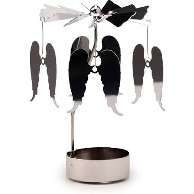 Puckator Engelsflügel drehbares Karussell drehender Teelichthalter – Wohnzimmer-Accessoires – Engel-Thema – Heimdekoration – Ornamente – Kerzenhalter – Tischdekoration Puckator Engelsflügel drehbares Karussell drehender Teelichthalter – Wohnzimmer-Accessoires – Engel-Thema – Heimdekoration – Ornamente – Kerzenhalter – Tischdekoration