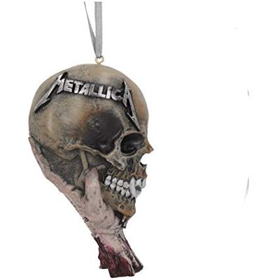 Nemesis Now Metallica Sad But True Hängeornament, 10,8 cm, offizielles Lizenzprodukt von Metallica, Rockband Weihnachtsdekoration, gegossen aus feinstem Harz, fachmännisch handbemalt Nemesis Now Metallica Sad But True Hängeornament, 10,8 cm, offizielles Lizenzprodukt von Metallica, Rockband Weihnachtsdekoration, gegossen aus feinstem Harz, fachmännisch handbemalt