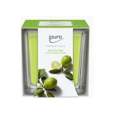 Ipuro dekorative lime light Duftkerze minimalistische & puristische Duftkerzen im Glas intensive Duftkerzen mit spritzigen & blumigen Noten stilvolle Kerze 125 g Ipuro dekorative lime light Duftkerze minimalistische & puristische Duftkerzen im Glas intensive Duftkerzen mit spritzigen & blumigen Noten stilvolle Kerze 125 g