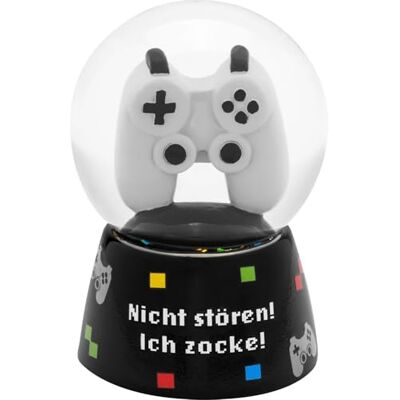 Sheepworld Traumkugel Motiv "Zocken": Traumkugel mit Motivdruck"Nicht stören! Ich zocke!", in Controllerform, mit buntem Glitter Sheepworld Traumkugel Motiv "Zocken": Traumkugel mit Motivdruck"Nicht stören! Ich zocke!", in Controllerform, mit buntem Glitter