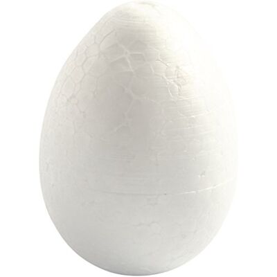 Creativ 100263 Styroporeier, H: 10 cm, 5 Stück, Weiß Creativ 100263 Styroporeier, H: 10 cm, 5 Stück, Weiß