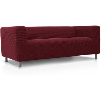 FAVERTI ® Super elastischer Sofabezug, kompatibel mit dem Sofa KLIPPAN 2-Sitzer von IKEA Modell Novele Bordeaux Qualitätsschutz aus Jacquard-Stoff und Baumwollgefühl FAVERTI ® Super elastischer Sofabezug, kompatibel mit dem Sofa KLIPPAN 2-Sitzer von IKEA Modell Novele Bordeaux Qualitätsschutz aus Jacquard-Stoff und Baumwollgefühl