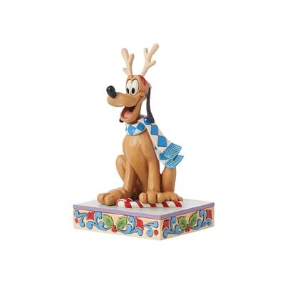Enesco Disney Traditions Pluto Christmas Figurine Enesco Disney Traditions Pluto Christmas Figurine