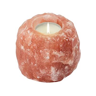 Himalaya Salt Dreams Himalaya Salz Teelichthalter aus Kristallsalz – Handgemacht, 700 g, für stimmungsvolles Licht und Dekoration, orange Himalaya Salt Dreams Himalaya Salz Teelichthalter aus Kristallsalz – Handgemacht, 700 g, für stimmungsvolles Licht und Dekoration, orange