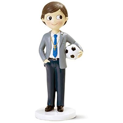 Mopec Y651 Figur Kommunion Junge mit Fußball - Figur Mopec Y651 Figur Kommunion Junge mit Fußball - Figur