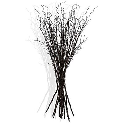 FLOERVE 12 Stück künstliche lockige Weidenzweige Pflanzen dekorative braune Zweige Stiele Spray 76,2 cm hoch für Vase DIY Handwerk Hochzeit Blumenarrangement Heimdekoration Indoor FLOERVE 12 Stück künstliche lockige Weidenzweige Pflanzen dekorative braune Zweige Stiele Spray 76,2 cm hoch für Vase DIY Handwerk Hochzeit Blumenarrangement Heimdekoration Indoor