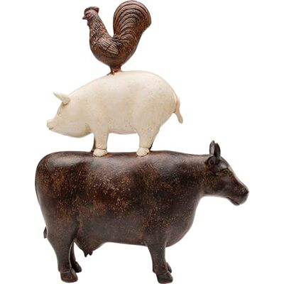 Kare Design Deko Figur Farm Animals, Mehrfarbig, Deko Objekt, Wohnaccessoires, Tiermotiv, Handgearbeitet, 34x26x7 cm (H/B/T) Kare Design Deko Figur Farm Animals, Mehrfarbig, Deko Objekt, Wohnaccessoires, Tiermotiv, Handgearbeitet, 34x26x7 cm (H/B/T)