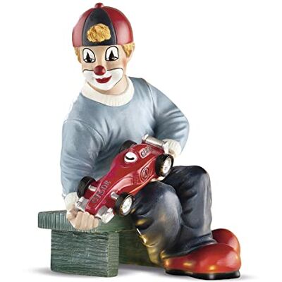 GILDE clown Deko Figur Clown Mein ganzer Stolz Sammlerstück handbemalt Höhe 12 cm Auto Geschenk für Männer Geburtstag GILDE clown Deko Figur Clown Mein ganzer Stolz Sammlerstück handbemalt Höhe 12 cm Auto Geschenk für Männer Geburtstag