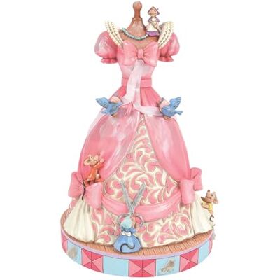 Enesco Disney Traditions Cinderella Pink Dress Musical Figurine Enesco Disney Traditions Cinderella Pink Dress Musical Figurine