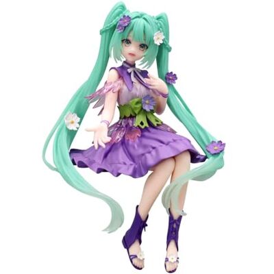 Furyu Hatsune Miku Noodle Stopper PVC Statue Flower Fairy Cosmos Purple Color Ver. 14 cm Furyu Hatsune Miku Noodle Stopper PVC Statue Flower Fairy Cosmos Purple Color Ver. 14 cm
