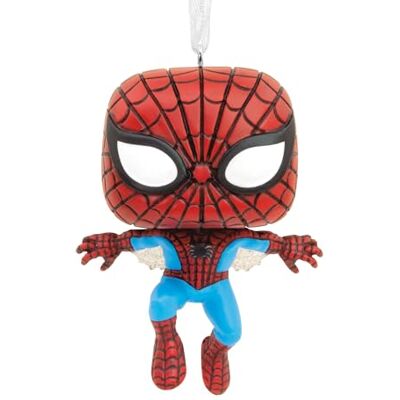 Hallmark Funko Marvel Spiderman Hängende Figur aus Kunstharz Hallmark Funko Marvel Spiderman Hängende Figur aus Kunstharz
