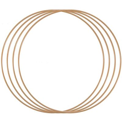 Creative 11012-005 Metallringe Ø 30 cm x 3 mm Kreis 4 Stück Drahtkreis Antikes Gold und Deko Kranz aus Metall für TrockenblumenKranz, Makramee, Traumfänger, Mobile Basteln und Wanddeko, ø30cm Creative 11012-005 Metallringe Ø 30 cm x 3 mm Kreis 4 Stück Drahtkreis Antikes Gold und Deko Kranz aus Metall für TrockenblumenKranz, Makramee, Traumfänger, Mobile Basteln und Wanddeko, ø30cm