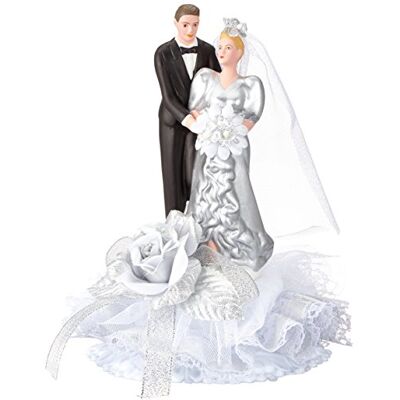 Günthart Hochzeitspaar - Silber - 170x165mm - Hochzeitsart Günthart Hochzeitspaar - Silber - 170x165mm - Hochzeitsart