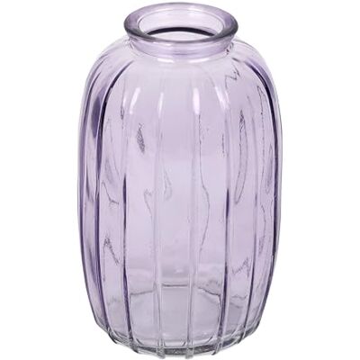 Talking Tables Fliederfarbene Glas-Budvase für Blumen, stilvolle Einzelstiel-Vase für Hochzeits-Tischdeko, Fensterbank, Gartenpartys, Sommeressen, Kamindekor & Geschenke, 12 cm Talking Tables Fliederfarbene Glas-Budvase für Blumen, stilvolle Einzelstiel-Vase für Hochzeits-Tischdeko, Fensterbank, Gartenpartys, Sommeressen, Kamindekor & Geschenke, 12 cm
