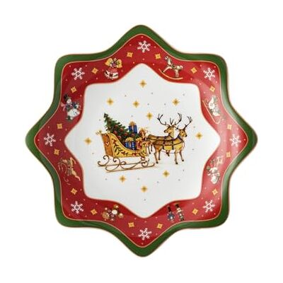 Hutschenreuther Sternschale 25 cm Happy Wintertime 25,00 CM Hutschenreuther Sternschale 25 cm Happy Wintertime 25,00 CM