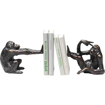 Kare Design Buchstütze Monkey 2er Set Schwarz, Deko Objekt, Affenmotiv, Accessoire, Wohnzimmer, Deko für Regale oder Sideboards, Deko Skulptur, Dekoration, 17x20x10 cm (H/B/T) Kare Design Buchstütze Monkey 2er Set Schwarz, Deko Objekt, Affenmotiv, Accessoire, Wohnzimmer, Deko für Regale oder Sideboards, Deko Skulptur, Dekoration, 17x20x10 cm (H/B/T)