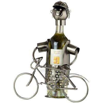 GILDE Flaschenhalter Metall Deko Weinflaschenhalter Weinhalter lustig Flaschenkorb H 28 cm GILDE Flaschenhalter Metall Deko Weinflaschenhalter Weinhalter lustig Flaschenkorb H 28 cm