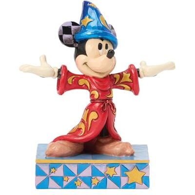 Enesco Disney Traditions Sorcerer Mickey Personality Pose Figurine Enesco Disney Traditions Sorcerer Mickey Personality Pose Figurine