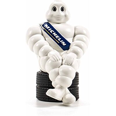 Michelin Mann Für den Innenbereich des Fahrzeugs / Bibendum Klein / Symbol / Männchen Sitzend auf Reifenstapel Michelin Mann Für den Innenbereich des Fahrzeugs / Bibendum Klein / Symbol / Männchen Sitzend auf Reifenstapel