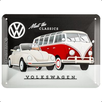 Nostalgic Art Volkswagen Bus Retro Blechschild - Wanddekoration Nostalgic Art Volkswagen Bus Retro Blechschild - Wanddekoration