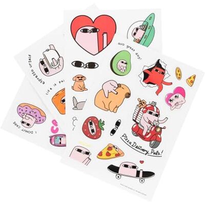 Grupo Erik Gadget Decals Abziehbild Ketnipz Kawaii Sticker Set wasserdichte und wiederverwendbare Aufkleber Anime Aufkleber Kenipz Fanartikel Grupo Erik Gadget Decals Abziehbild Ketnipz Kawaii Sticker Set wasserdichte und wiederverwendbare Aufkleber Anime Aufkleber Kenipz Fanartikel