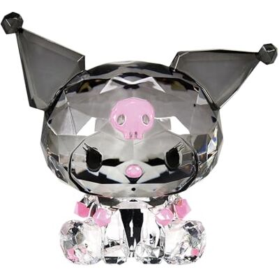 Enesco Facets Sanrio Kuromi sitzende Miniaturfigur, 4,6 cm, Mehrfarbig Enesco Facets Sanrio Kuromi sitzende Miniaturfigur, 4,6 cm, Mehrfarbig