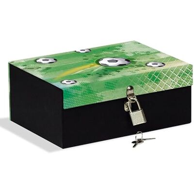 Mareli Box mit Schloss 18,5 x 14 x 7,5 cm, ideal zum Aufbewahren von Geheimnissen, Schmuck und Figuren Mareli Box mit Schloss 18,5 x 14 x 7,5 cm, ideal zum Aufbewahren von Geheimnissen, Schmuck und Figuren