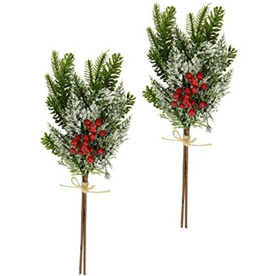 Flair Flower Künstlicher Tannenbund mit Zapfen Beeren Kunstschnee Dekozweig Tannengrün Tannenzweig Zubehör Koniferen Adventskranz Deko Kranz Weihnachtsdekoration Stiel Kunstzweig Gesteck Kränze Girlande AST Flair Flower Künstlicher Tannenbund mit Zapfen Beeren Kunstschnee Dekozweig Tannengrün Tannenzweig Zubehör Koniferen Adventskranz Deko Kranz Weihnachtsdekoration Stiel Kunstzweig Gesteck Kränze Girlande AST