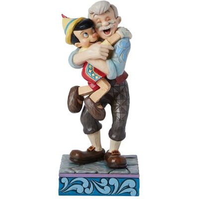 Enesco Disney Traditions Gepetto and Pinocchio Figurine, Height 18cm Enesco Disney Traditions Gepetto and Pinocchio Figurine, Height 18cm