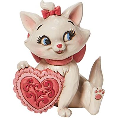 Enesco Disney Traditions Marie Heart Mini Figurine Enesco Disney Traditions Marie Heart Mini Figurine