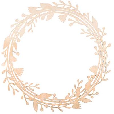 Rayher Holz-Kranz, Rankenkranz, 31 cm ø, zum Hängen, Holz, FSC zertifiziert, natur, Holz-Dekoration Hochzeit, Holzkranz zum Basteln und Bemalen, 62936505 Rayher Holz-Kranz, Rankenkranz, 31 cm ø, zum Hängen, Holz, FSC zertifiziert, natur, Holz-Dekoration Hochzeit, Holzkranz zum Basteln und Bemalen, 62936505