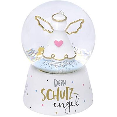 GRUSS & CO Traumkugel Motiv "Engel" Schneekugel, Glas, Polyresin, Motivdruck Geschenk Kommunion, Konfirmation 46636 GRUSS & CO Traumkugel Motiv "Engel" Schneekugel, Glas, Polyresin, Motivdruck Geschenk Kommunion, Konfirmation 46636