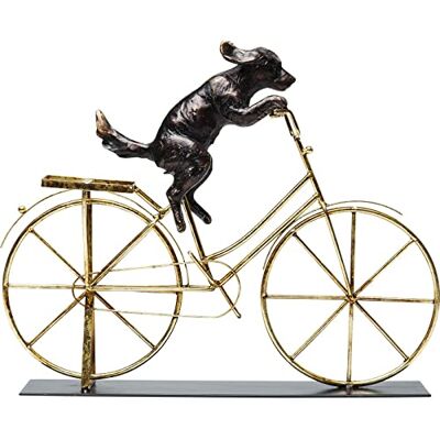 Kare Design Deko Objekt Dog With Bicycle Schwarz/Gold, Skulptur, Dekofigur, Dekoration für Wohnzimmer, Schlafzimmer, Büro, Regale, Accessoire 35,5x44x7,5 cm (H/B/T) Kare Design Deko Objekt Dog With Bicycle Schwarz/Gold, Skulptur, Dekofigur, Dekoration für Wohnzimmer, Schlafzimmer, Büro, Regale, Accessoire 35,5x44x7,5 cm (H/B/T)