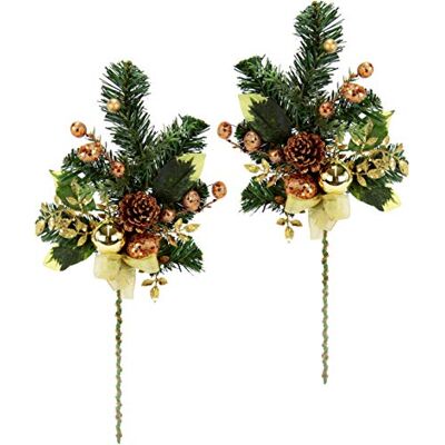 Flair Flower Dekorierter Zweig mit Zapfen und Kugeln Künstlicher Tannenzweig Kunstast Dekozweig Zweig Tannengrün Adventskranz Deko Kranz Weihnachtsdekoration Stiel Kunstzweig Ast Einzelblume Stielblume Seidenblume Flair Flower Dekorierter Zweig mit Zapfen und Kugeln Künstlicher Tannenzweig Kunstast Dekozweig Zweig Tannengrün Adventskranz Deko Kranz Weihnachtsdekoration Stiel Kunstzweig Ast Einzelblume Stielblume Seidenblume