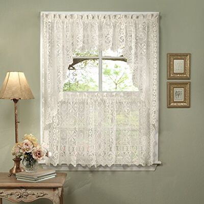 Sweet Home Collection Hopewell Küchengardine mit Blumenmuster, 1 Paar Sweet Home Collection Hopewell Küchengardine mit Blumenmuster, 1 Paar