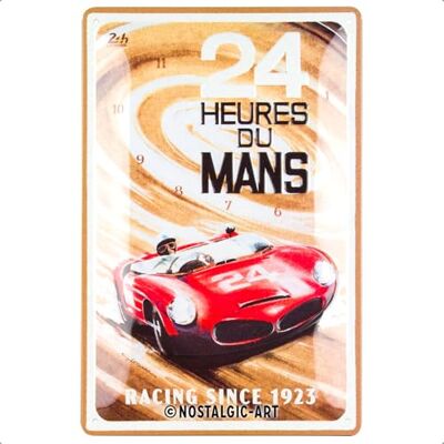 ART Retro Blechschild, 20 x 30 cm, 24h Le Mans – Red Car 1963 – Geschenk-Idee für Motor-Fans, Original Lizenzprodukt (OLP), aus Metall, Vintage Design, Blechschilder Sprüche ART Retro Blechschild, 20 x 30 cm, 24h Le Mans – Red Car 1963 – Geschenk-Idee für Motor-Fans, Original Lizenzprodukt (OLP), aus Metall, Vintage Design, Blechschilder Sprüche
