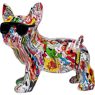 Kare Design Figur Comic Dog Glasses 25cm Deko, 15x25x24cm Kare Design Figur Comic Dog Glasses 25cm Deko, 15x25x24cm