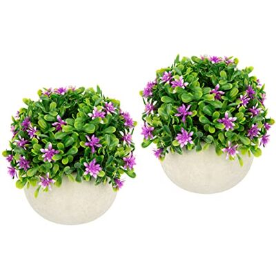 Flair Flower Blütenbusch im Topf Künstlich Wachsblume Busch Tischdeko Mittelstück Hochzeitsdeko Kunstblumen Plastikblumen Floristik 020999LA Lavender 11x12x12 cm Flair Flower Blütenbusch im Topf Künstlich Wachsblume Busch Tischdeko Mittelstück Hochzeitsdeko Kunstblumen Plastikblumen Floristik 020999LA Lavender 11x12x12 cm