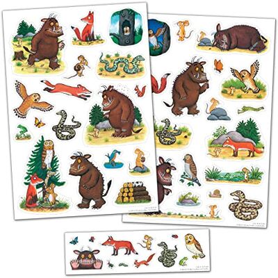 Paper Projects The Gruffalo Wandaufkleber aus Vinyl, perfekt zum Dekorieren von Kinderzimmern und Möbeln, Mehrfarbig/transparente Bordüre, Verschiedene Größen Paper Projects The Gruffalo Wandaufkleber aus Vinyl, perfekt zum Dekorieren von Kinderzimmern und Möbeln, Mehrfarbig/transparente Bordüre, Verschiedene Größen