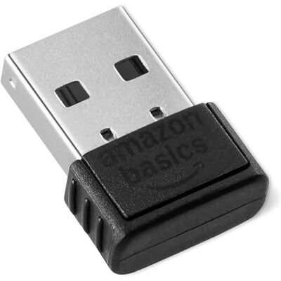 Amazon Basics Bluetooth 5.4 USB-Adapter-Dongle für PC, USB-Empfänger für Bluetooth-Maus, Tastatur, Laptop, mit Windows 11/10/8.1 kompatibel Amazon Basics Bluetooth 5.4 USB-Adapter-Dongle für PC, USB-Empfänger für Bluetooth-Maus, Tastatur, Laptop, mit Windows 11/10/8.1 kompatibel