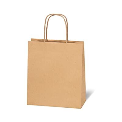 bsb Geschenktasche Geschenktüte Papiertüte Papiertasche aus braunem Kraftpapier (groß), 684010 bsb Geschenktasche Geschenktüte Papiertüte Papiertasche aus braunem Kraftpapier (groß), 684010