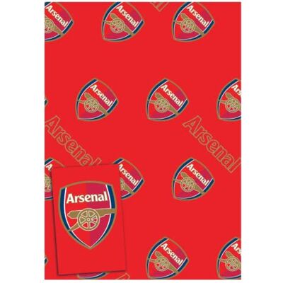 Danilo Promotions LTD Arsenal FC Geschenkpapier, 8 Blatt, 8 Etiketten, Größe 70 x 50 cm, offizielles Produkt Danilo Promotions LTD Arsenal FC Geschenkpapier, 8 Blatt, 8 Etiketten, Größe 70 x 50 cm, offizielles Produkt