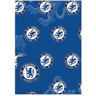 Danilo Promotions LTD Chelsea FC Geschenkpapier, 6 Blatt, 6 Etiketten, Größe 70 x 50 cm, offizielles Produkt Danilo Promotions LTD Chelsea FC Geschenkpapier, 6 Blatt, 6 Etiketten, Größe 70 x 50 cm, offizielles Produkt
